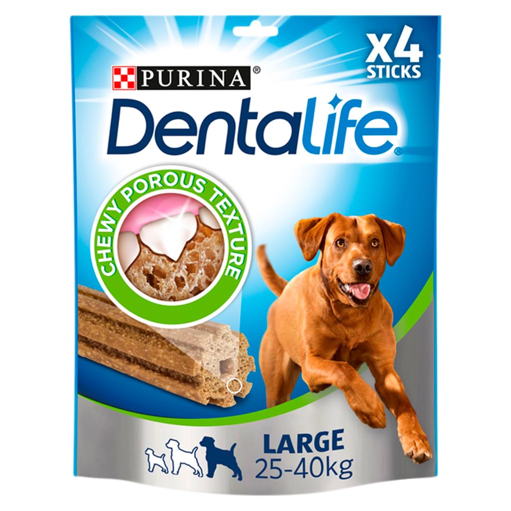 Purina Dentalife Large Dogs, Treats for Dental Care , 4 Sticks