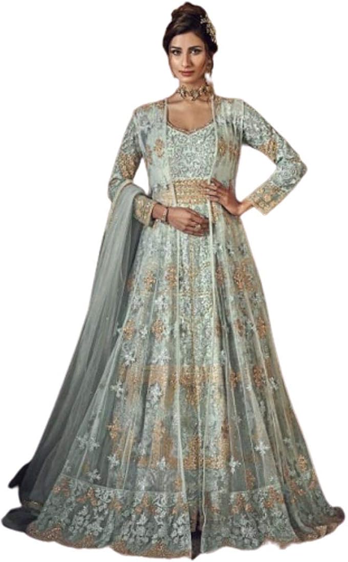 anarkali gown for reception
