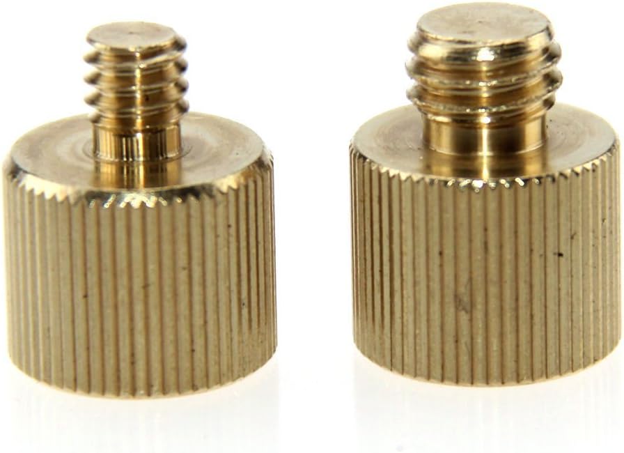 CAMVATE3/8"-16 Female to 1/4"-20 Male & 1/4"-20 Female to 3/8"-16 Male Threaded Adapter