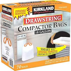 kirkland small trash bags