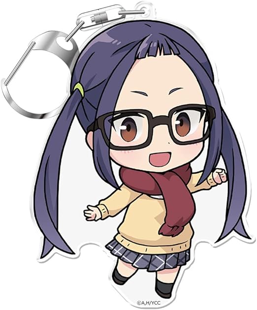 Amazon ゆるキャン ぷにこれ キーホルダー スタンド付 大垣千明 制服ver アニメ 萌えグッズ 通販 Amazon ゆるキャン ぷにこれ キーホルダー スタンド付 大垣千明 制服ver アニメ 萌えグッズ 通販