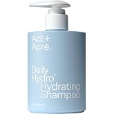 ACT+ ACRE, Daily Hydro Hydrating Shampoo, Dry Hair &amp; Scalp, 10 fl oz | 5% Tilicine + hyaluronic acid, cold processed, smooths, softens &amp; reduces frizz, vegan, color safe