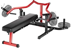 Chest Press Machine with Independent Converging Arms, 1250 LBS Multi-Functional Adjustable Bench Press Machine, Flat Incline 