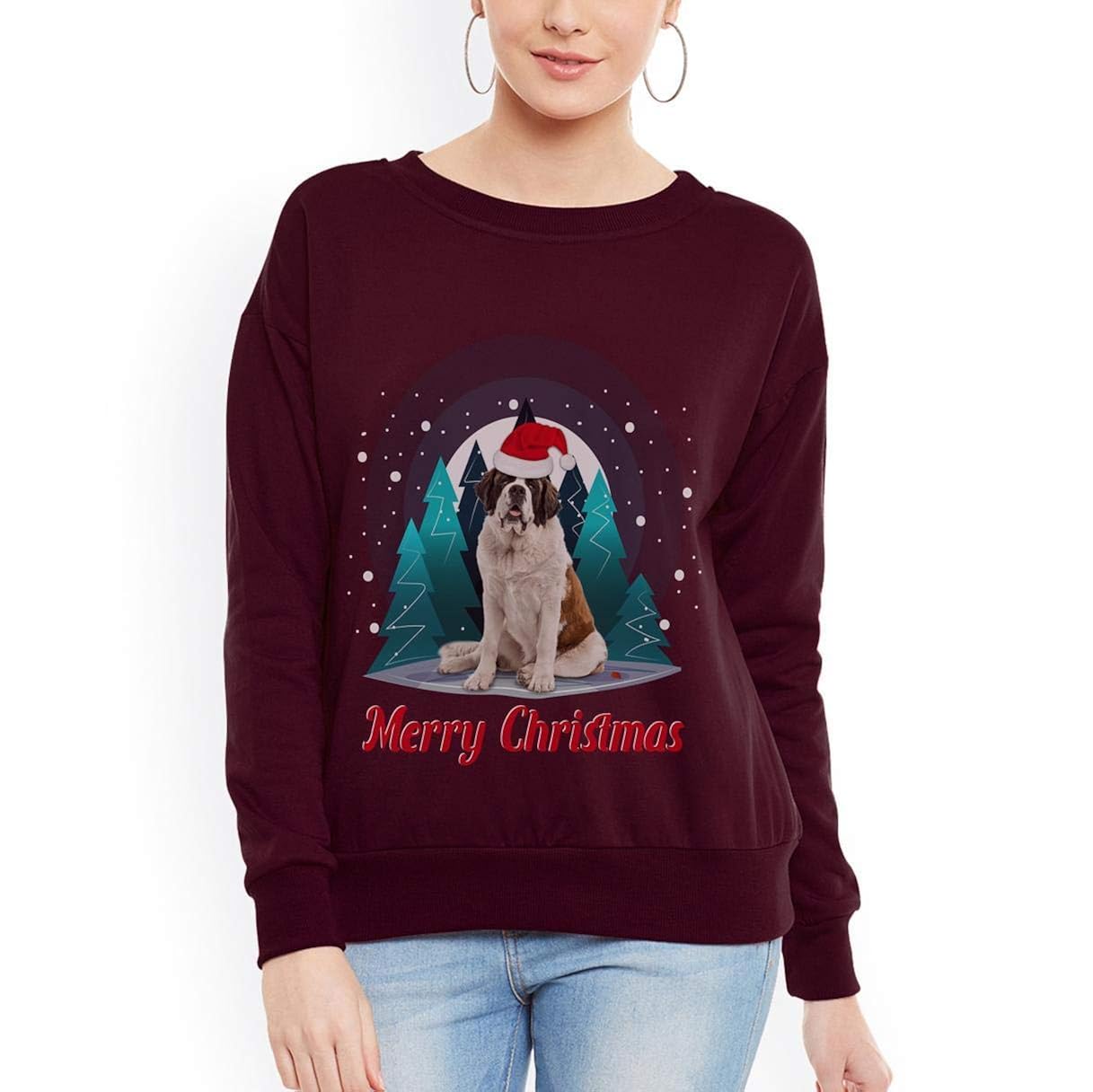 saint bernard ugly christmas sweater