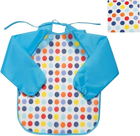 long sleeve feeding bib