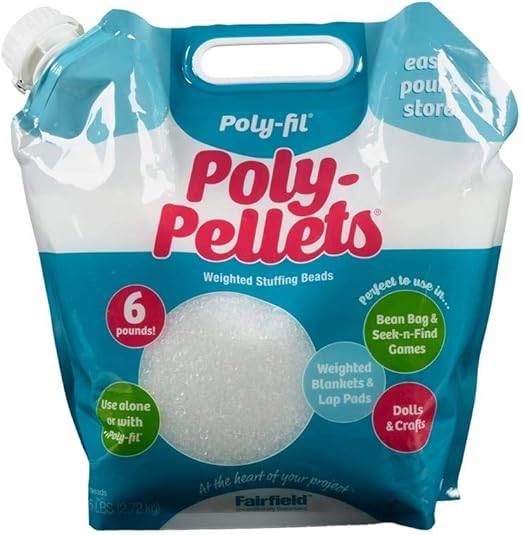 Fairfield PolyPellets Weighted Stuffing Beads 6 Pound Pour