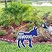 Vote Democrat Donkey Shaped Yard Sign, 22 inch x 22 inch with Stakes