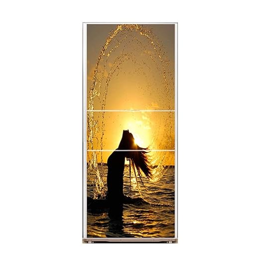 XIAOMAN Cocina Nevera Pegatinas Belleza HD Refrigerador Puerta ...