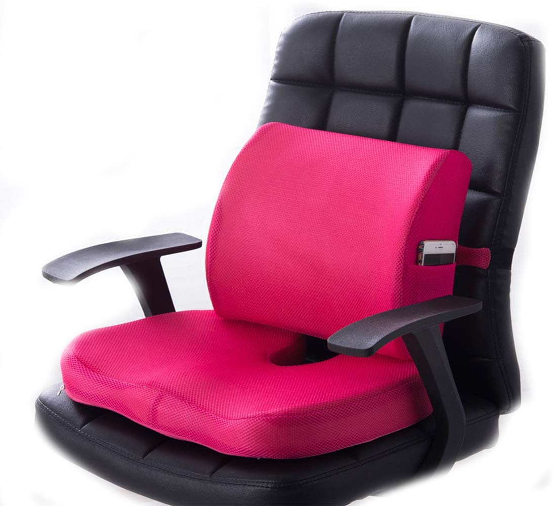 WBLTYKD Cojín Lumbar de Apoyo terapéutica Memoria de Forma ergonómico