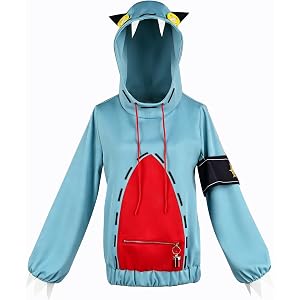 Tokisaki Unisex Guita Cosplay Pullover Hoodie Gachiakuta Costume Coat Hooded Sweatshirt Jacket Halloween Outfits