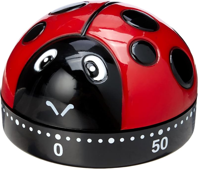 Judge Ladybird Kitchen Timer 60 Minute Wind Up Mechanical Timer