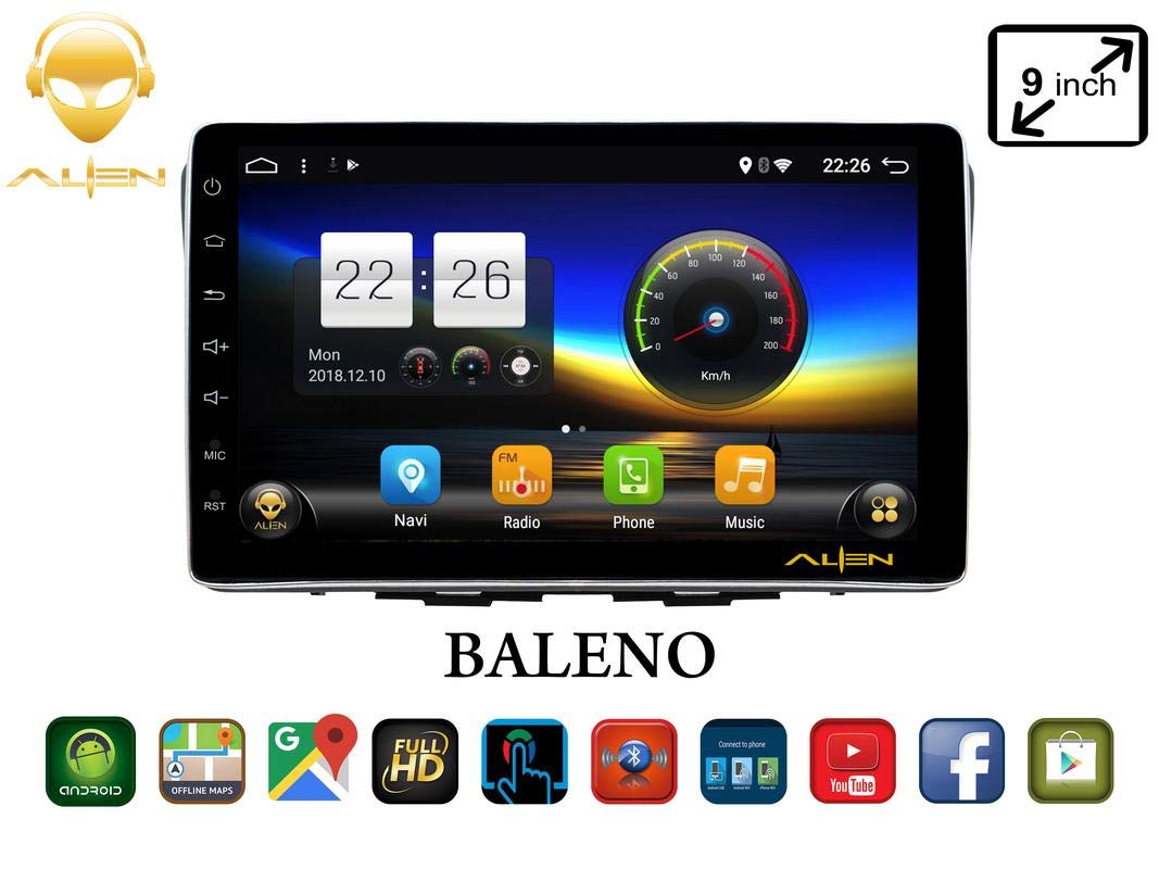 maruti baleno touch screen music system