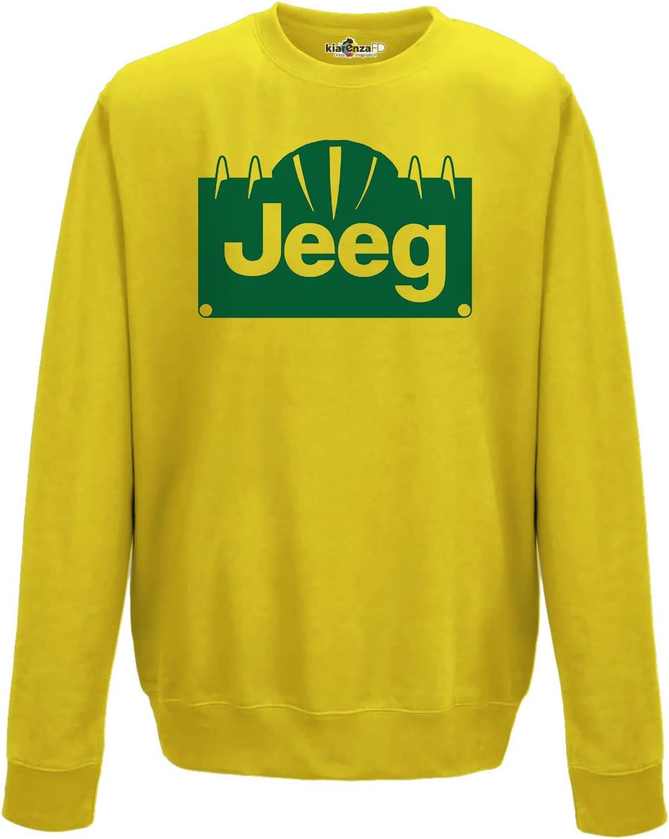 KiarenzaFD JEEG Parody Robot Jeep 3 Streetwear Men's Crewneck Sweatshirt