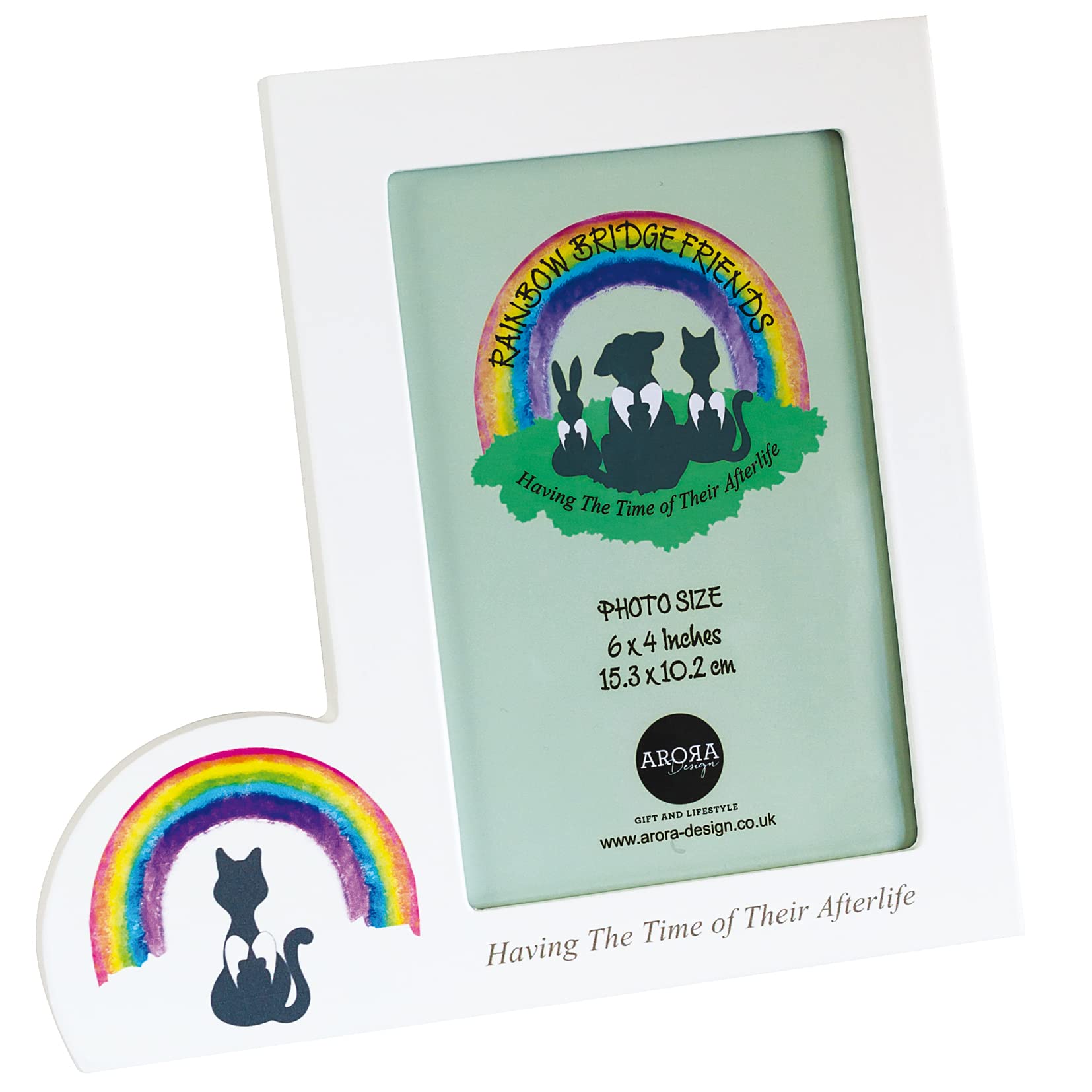 Rainbow Bridge Friends 2350 Cat Photo Frame Portrait