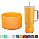 Silicone Boot for Owala 40 oz Tumbler with Handle, Anti-Slip Protective Sleeve for Stainless Steel Triple Layer Insulated Travel Tumbler Accessories