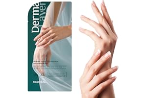 Mediheal Derma Layer Hand Mask (1 Pack) for Dry, Cracked, Roughfnessm Dullness, Damaged Skin Care with Hyaluronic Acid 3 Layers Structure
