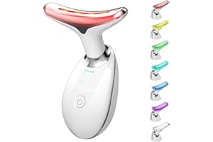 MOYAC 7 in 1 Face Massager Tool, Red Light Therapy for Face and Neck, Red Light Therapy Wand, Face Neck Sculpting Tool for Skin Care