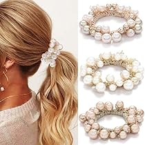 Amazon.com : laxizar 18 Pcs Pearl Hair Clips Large Hair