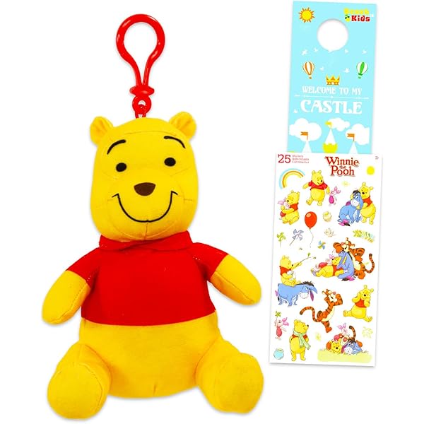 Winnie the Pooh キーホルダー Authentic Disney Store Winnie The Pooh Plush Keychain SAKURA