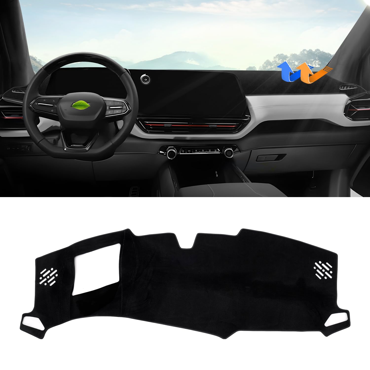 Dash Cover Mat Fit For 2022-2024 2025 2026 Chevy Chevrolet Silverado