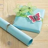 Pastel Blue Kraft Gift Wrap - 40 square feet