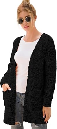 plush cardigan sweaters