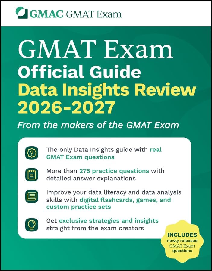 GMAT Official Guide 2025-2026 Bundle: Books + Online Question Bank