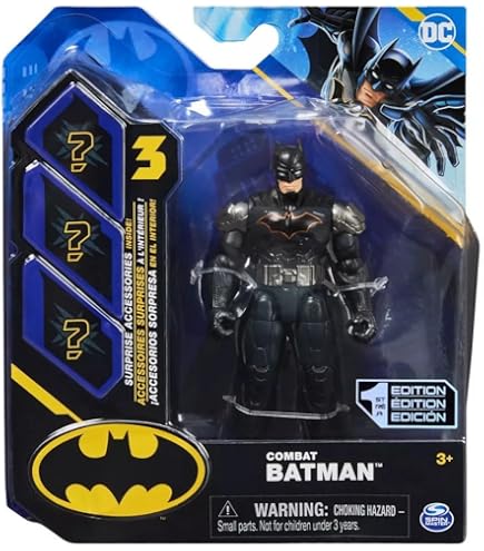 Amazon.com: DC Batman 2020 Batman Heavy Armor Dark Gray 4-inch