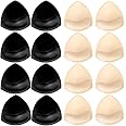 Hicdaw 6-8 Pairs Bra Pads Inserts Bra Cups Insert Sports Bra Pad Insert Sew in Bra Cups for Women