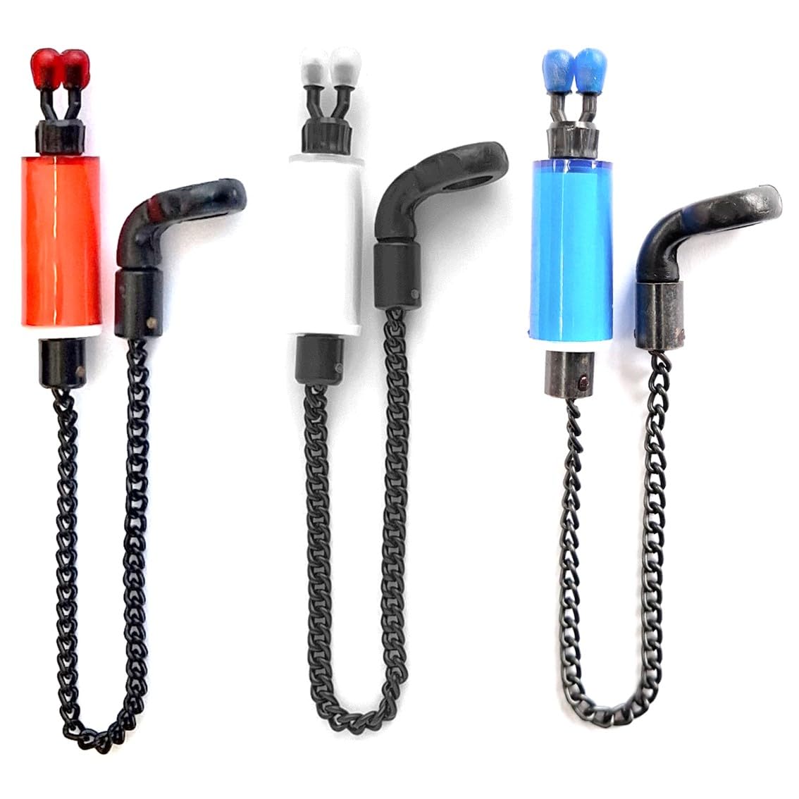 TJR Tackle Bobbins Bite Indicators Carp fishing Tackle for Bite Alarms and bank sticks (Red,White,Blue)