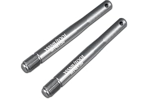 YSSNIUTOOL 2PCS Wheel Hanger Alignment Pin Guide Tool,Wheel Lug Bolt Automotive Mechanic Tool,Wheel Alignment Pin Compatible with Audi Volkswagen Benz Ect (Forged with Aluminum Alloy M14X1.50 2PCS)