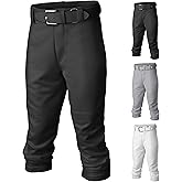 Easton Boy's PRO+ Baseball Pants | Youth Sizes | Full Length | Elastic Bottom | Multiple Colors