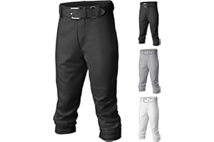 Easton Boy's PRO+ Baseball Pants | Youth Sizes | Full Length | Elastic Bottom | Multiple Colors