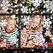 Snowflake Window Clings for Glass Windows Christmas Decorations, White Snowflakes Window Decals Reusable, Winter Snowflake Decals Window Cling, Snow Christmas Decor Gift for Kids [10 Sheets, 200+pcs]