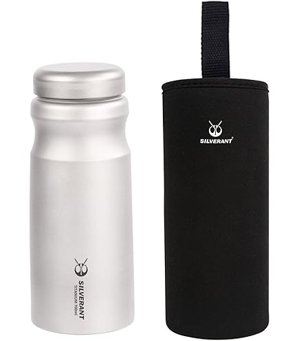 Amazon.com : Vargo Titanium Water Bottle with Blue Lid