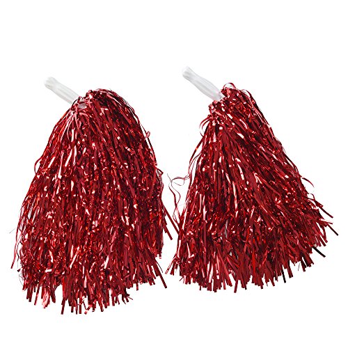 Women's Musical Uniform Fancy Dress Costume Complete Cheerleading Outfit (M, Red)