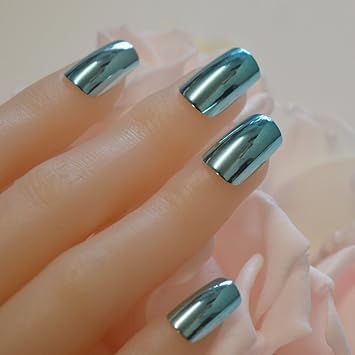 Amazon.com: Bling Arte Uñas Postizas Manicura Francesa Color ...