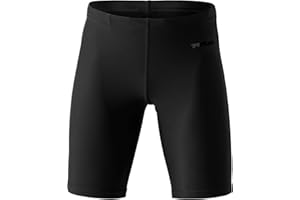 TSLA Boy's Swim Jammer, Youth Racing Competitive Swimming Shorts Trunks, UPF 50+ Sun Protection Endurance Training Swimsuit