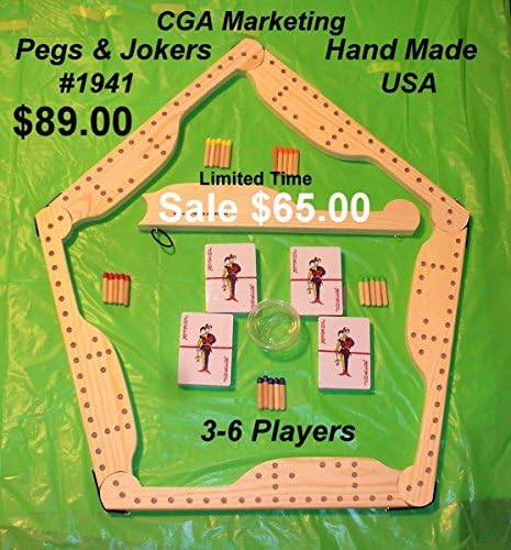 Pegs & Jokers #1941 Board Game By CGA