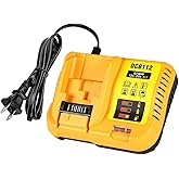 Replacement for Dewalt 20V Max Battery Charger DCB112, Compatible with Dewalt 12V 20V Max Lithium Battery DCB203 DCB204 DCB20