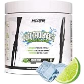 Huge Supplements Electrolytes Powder - Advanced Hydration Formula w/Full Electrolyte Profile - Sugar Free, No Artificial Flavors or Colors - 45 Servings (Artic Lime)