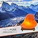 WhiteSwade Iconic 'Hearts of Gold' Himalayan Salt Lamp with Neem Wood Base, 6ft UL-Approved Dimmer Switch Cord and 15W Bulb. Authentic Himalayan Rock Crystal.Perfect gift Idea, Popular Feng Shui Decor