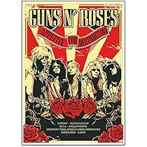 Guns N Roses American Hard Rock Band Axl Rose Duff McKagan Slash