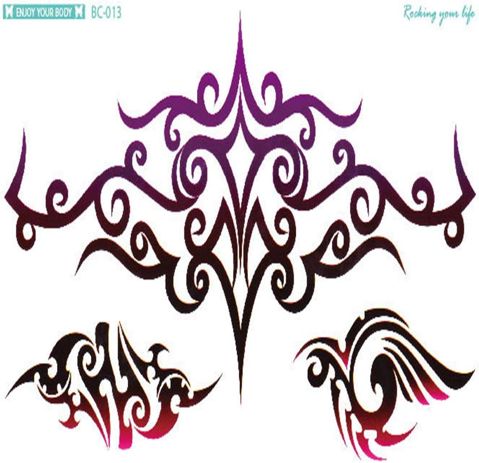 zgmtj Chest back fashion tattoo sticker BC-013 24 * 13.8CM