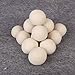 Wool Dryer Balls by MarvelousRule, 6 Pack XL Organic Wool, Non-Toxic, Reusable, X-tra Large. Reduces Drying Time and Chemical Free. Natural Fabric Softener(6PC White） …