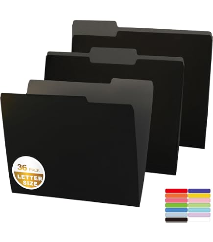 Universal 12303 1/3-Cut Tab Interior File Folders – Letter Size, Red – 100/Box