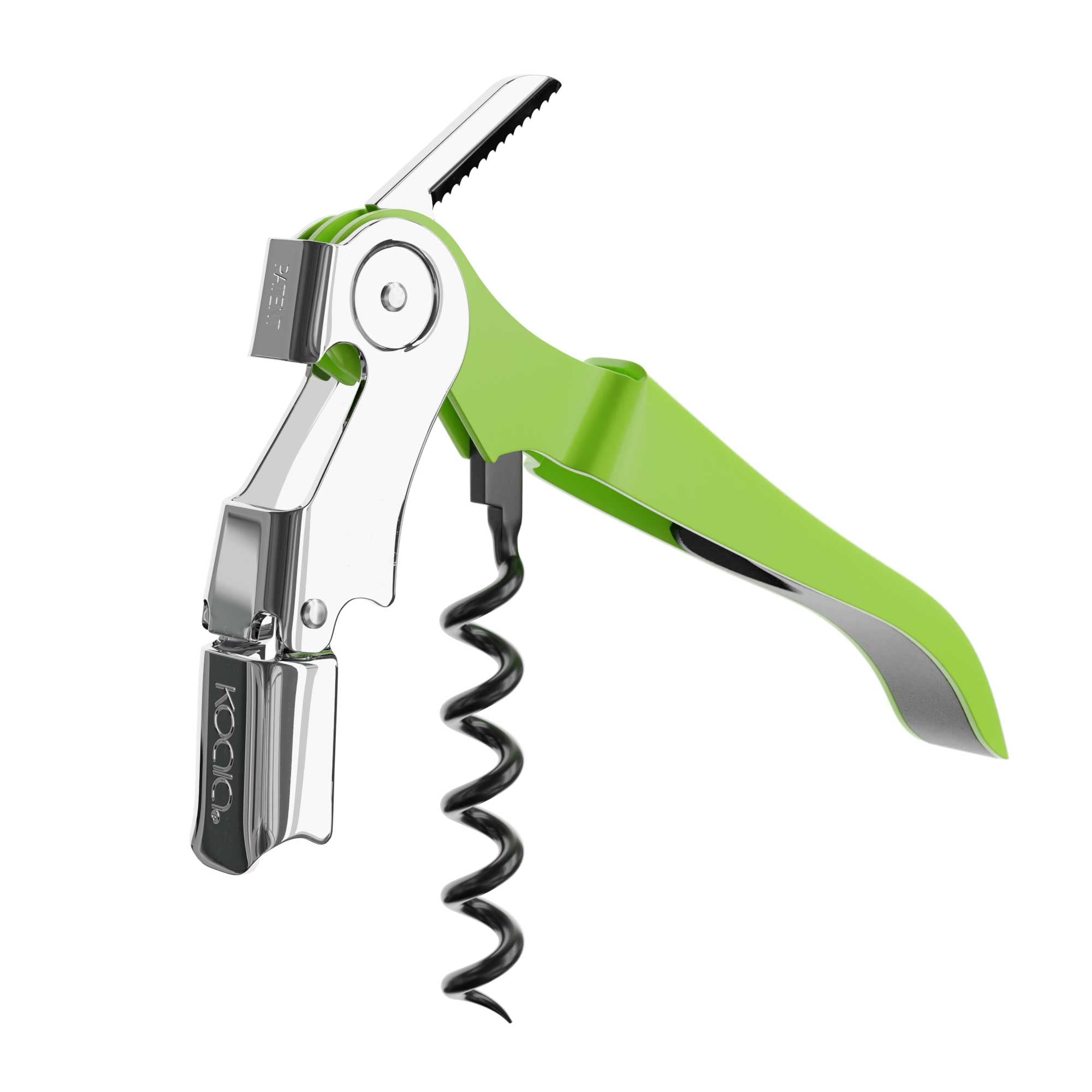 Koala Spain AC Two-Stroke Corkscrew with Articulated Spring, Green