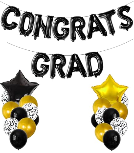 Amazon.com: 多色類別2025 氣球- 16 英吋| 2025 年畢業裝飾類的畢業