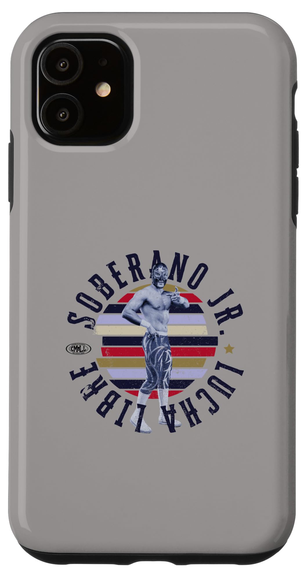 iPhone 11 Soberano Jr. Mexican Luchador Ideal for men and women. Case