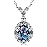 VEMAZA Color Change Created Alexandrite Necklace